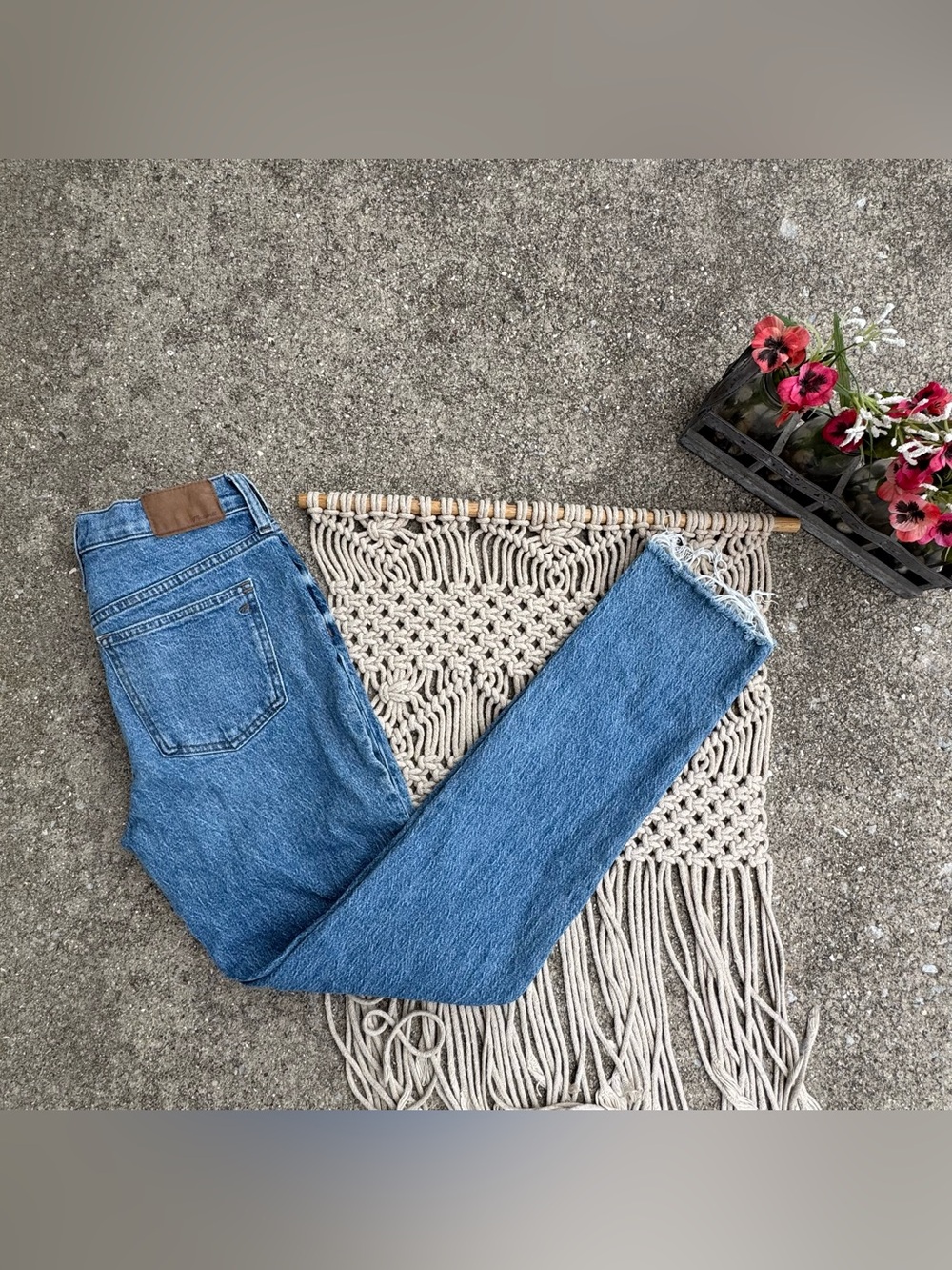 Madewell Cropped Jeans Size 25 T - Mid-Rise Perfect Vintage Jean